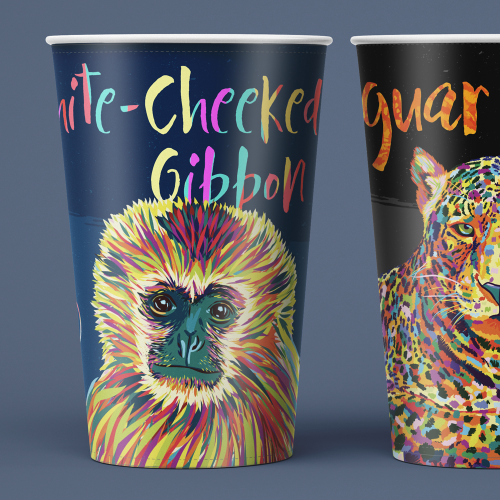 Akron Zoo Souvenir Cups